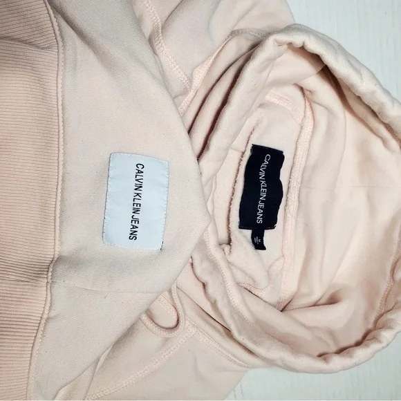 Calvin Klein Women’s Light Pink  Drawstring Collar Sweatshirt Size M - Picture 7 of 15